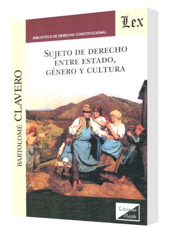 SUJETO DE DERECHO ENTRE ESTADO, GÉNERO ..